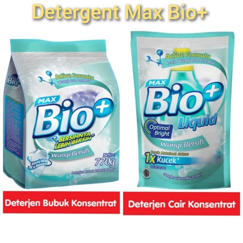 Max Bio+ Detergent