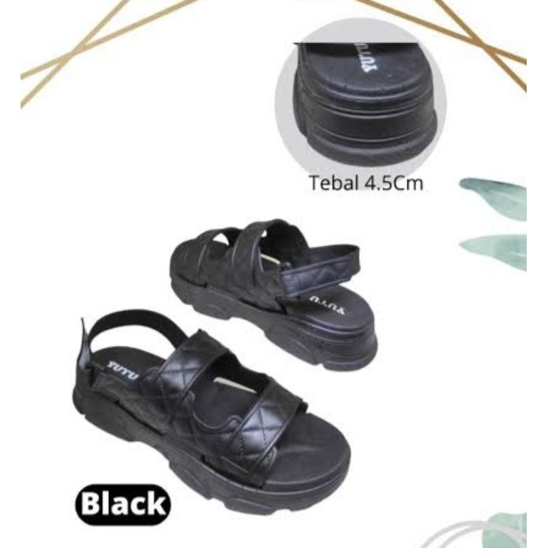 SanDal Gunung Wanita Karet Jelly Korean style Yutu Kekinian