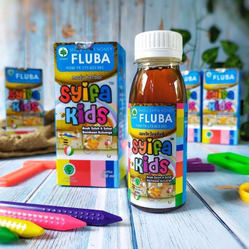 

Obat Batuk Anak SYIFA KIDS FLUBA | Madu Anak untuk Flu Dan Batuk
