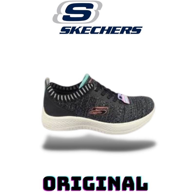 Sepatu Skechers Running Slop Women Black ( 8730061/BLK ) Original