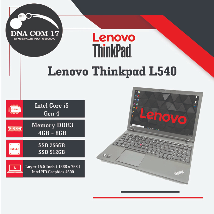 Lenovo Thinkpad L540 i5 Gen 4 Murah Aja