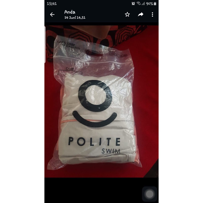 PRELOVED POLITE SWIM