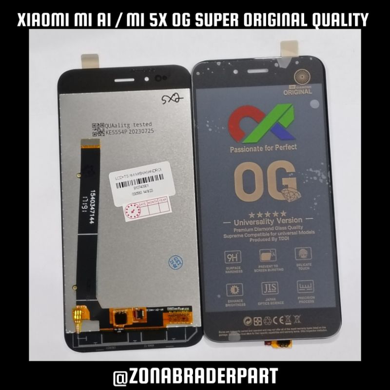 LCD + TS MI 5X / MI A1 OG SUPER ORIGINAL QUALITY