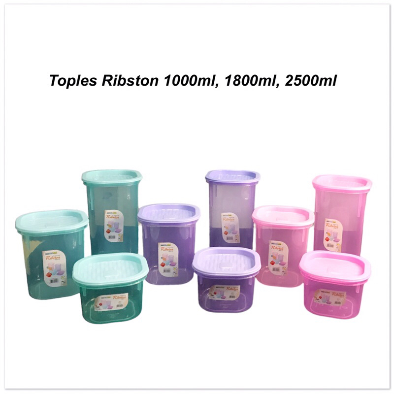 Toples Set Ribston/Toples Hammpers/Toples Kue Kering/Toples Kue Basah