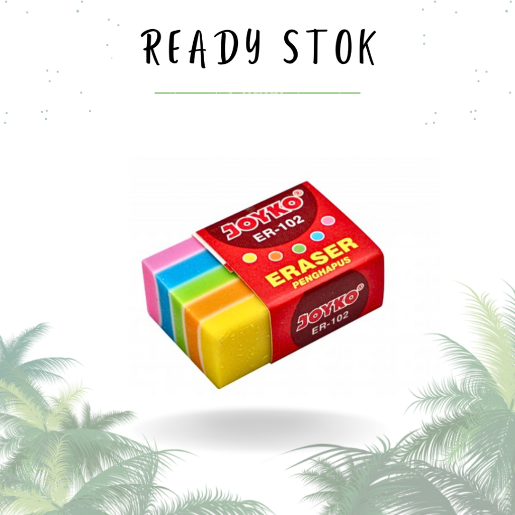 

PENGHAPUS PENSIL / ERASER / PENGHAPUS ER-102 / ER102 JOYKO (PCS)