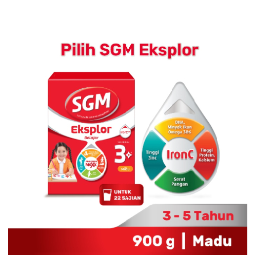 SGM 3+ Vanila, Coklat, Madu 900GR / susu SGM 3+