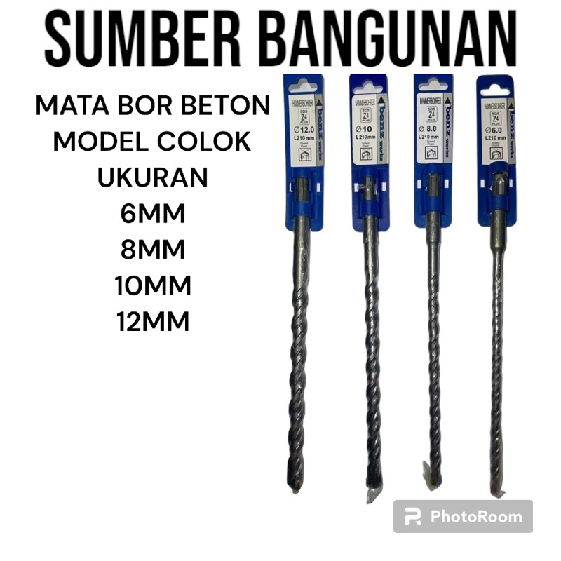 MATA BOR BETON COLOK 6MM / MATA BOR BETON COLOK 8MM / MATA BOR BETON 10MM / MATA BOR BETON 12MM MODE