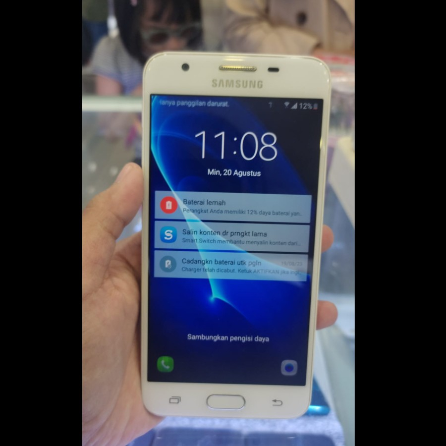 SAMSUNG GALAXY J5 PRIME 2/16 SECOND RAM 2GB INTERNAL 16GB SEKEN BEKAS