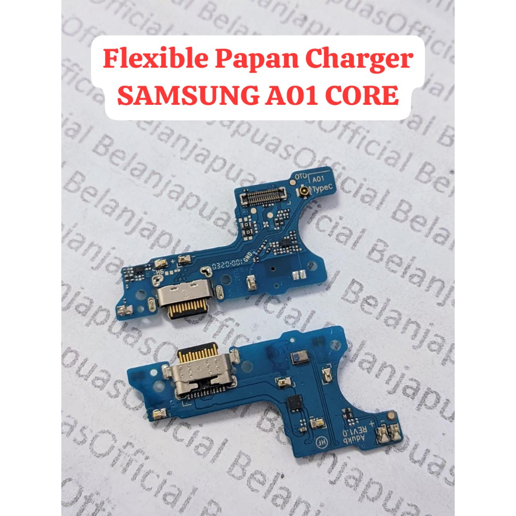 Flexible Fleksibel Konektor Papan Charger Flex Cas SAMSUNG A01 CORE