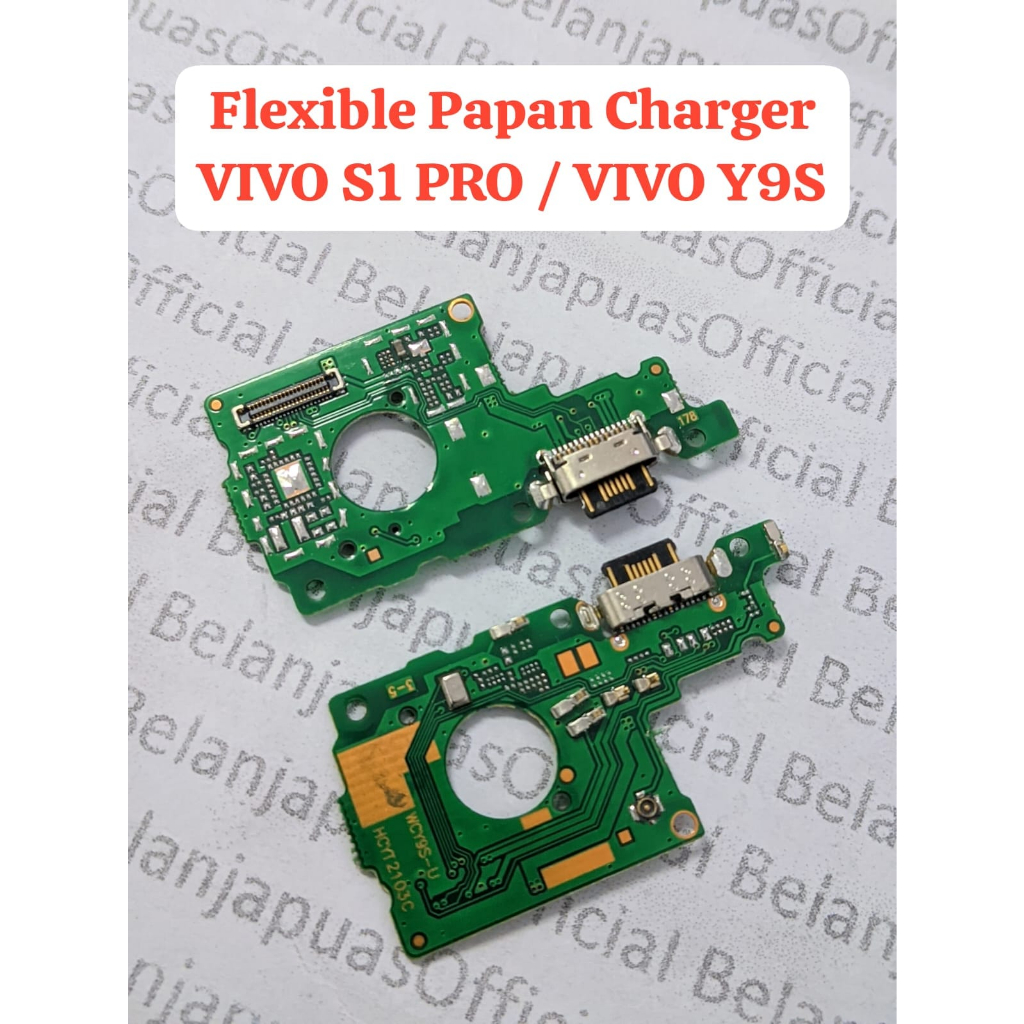 Flexible fleksibel papan PCB con cas con TC konektor Charger VIVO S1 PRO / VIVO Y9S