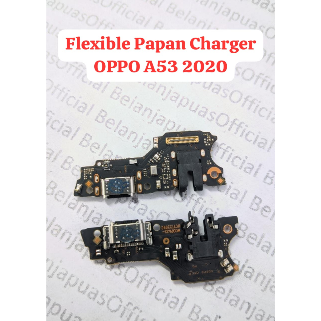 Flexible Fleksibel Konektor Papan Charger Flex Cas OPPO A53 2020