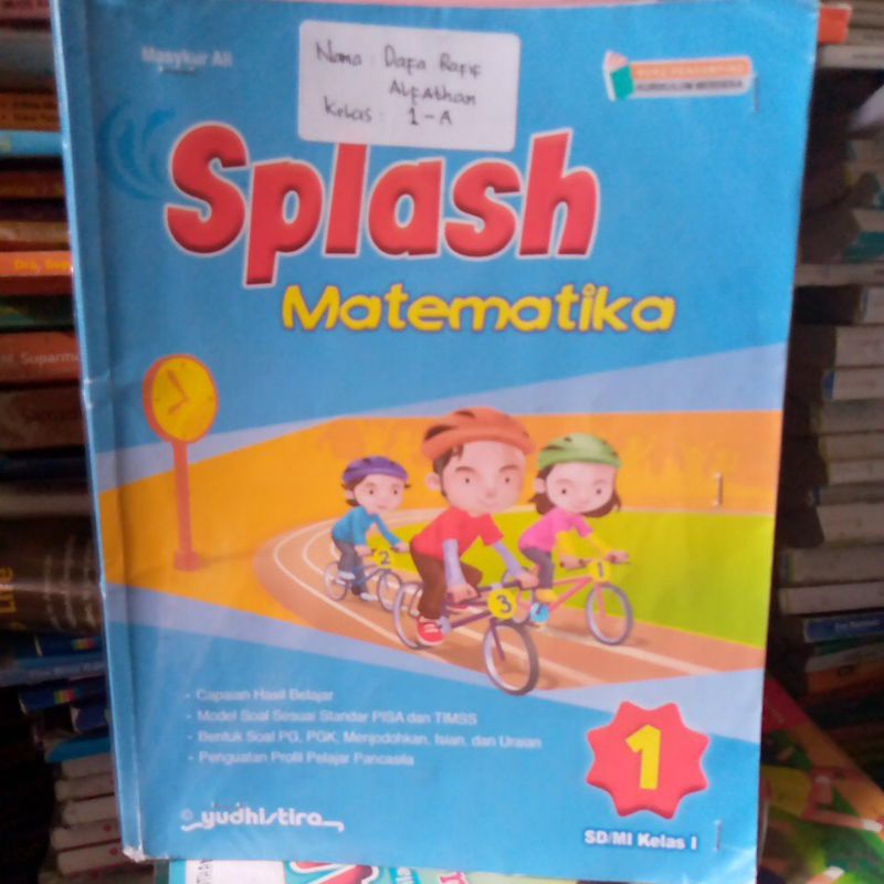 BUKU SPLASH MATEMATIKA UNTUK SD KELAS 1