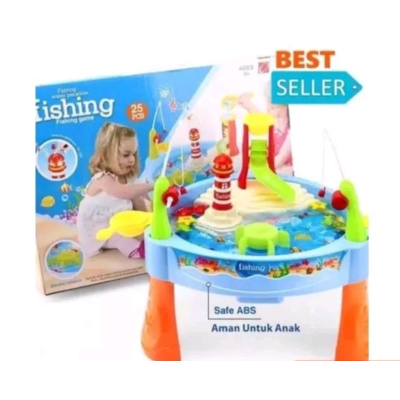 Mainan anak pancing ikan / Fishing paradise water