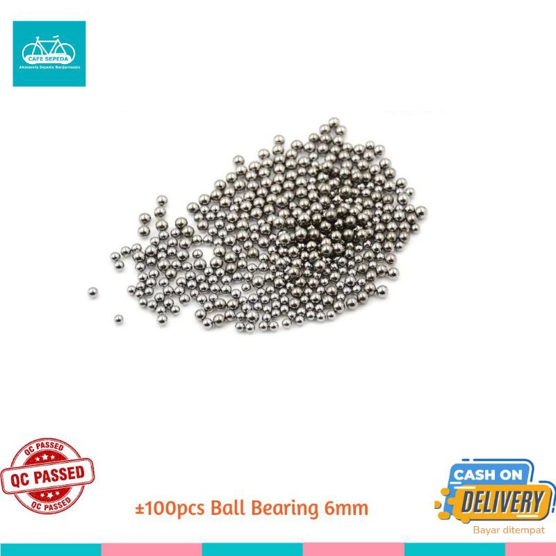 GOTRI PELOR BEARING SEPEDA STEEL BALL 6MM