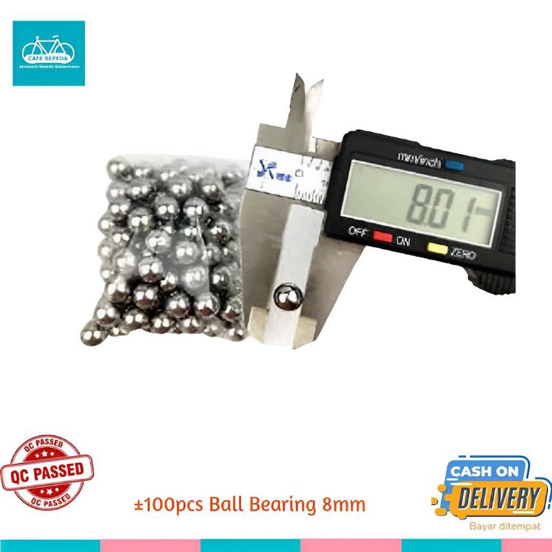 PELOR GOTRI STEEL BALL BEARING SEPEDA 8MM