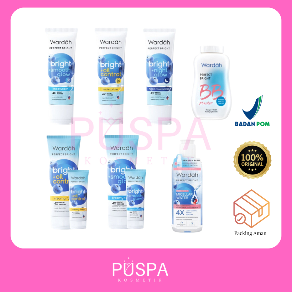 WARDAH PERFECT BRIGHT SERIES II WARDAH PERFECT BRIGHT MOISTURIZER II WARDAH PERFECT BRIGHT CREAMY FO