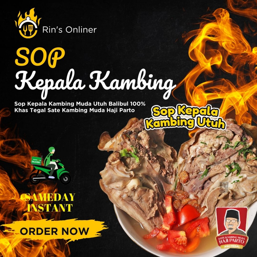 

Kepala Kambing Muda Utuh Balibul 100% Khas Tegal Sate Kambing Muda ada Pilihan Kuah
