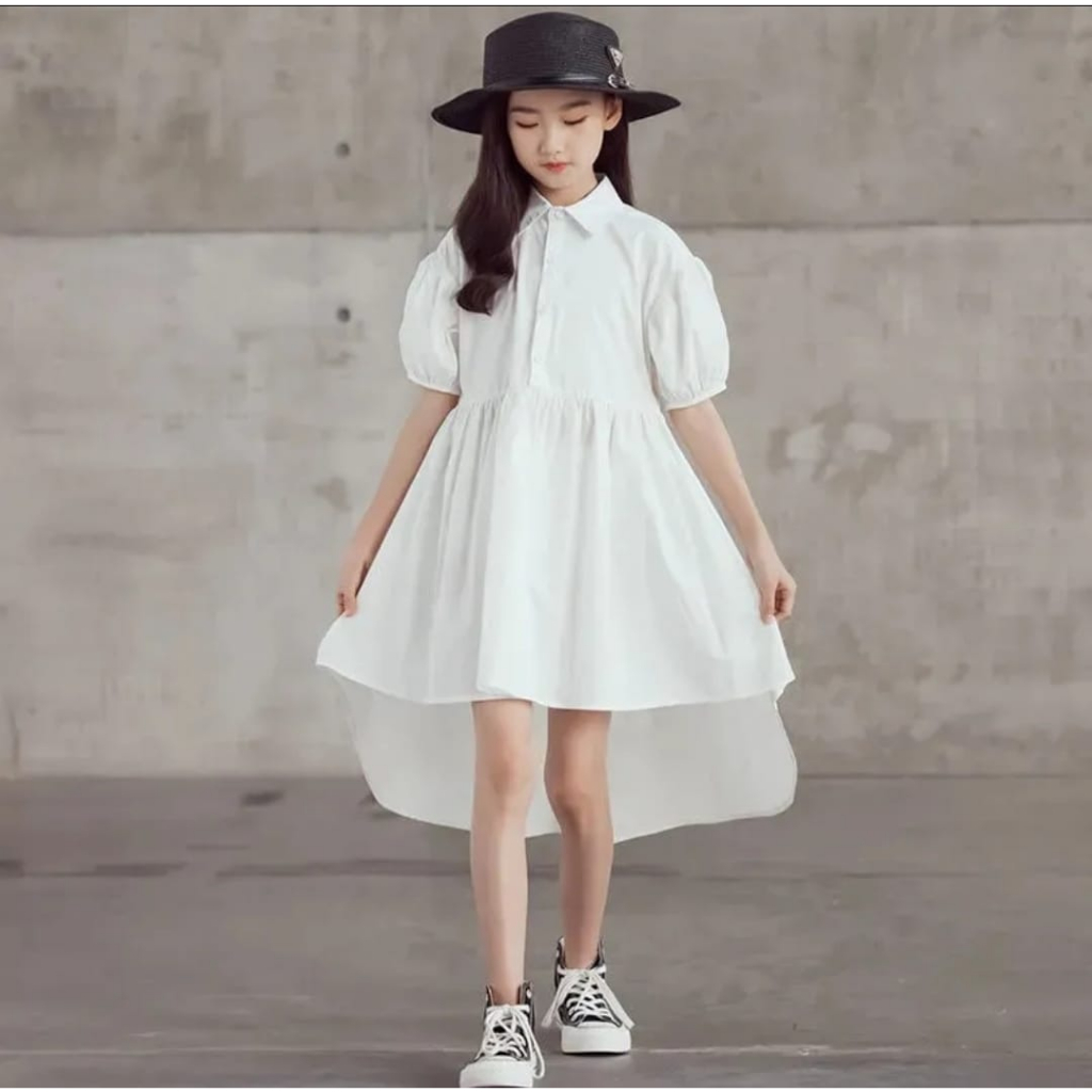 DRESS ANAK KOREA VINESSA/DRESS ANAK/KOREA/TERBARU/UMUR 7-10 TAHUN/BANGKOK