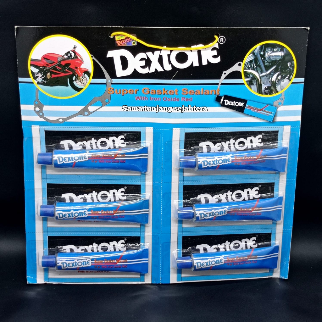 

LEM DEXTONE SEALANT GASKER MARKER (HARGA PERLUSIN) TUBE 15 GR