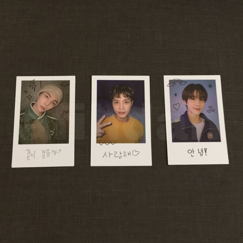 polaroid set b ver welcome to my city wtmc round 2 jungwoo johnny taeil nct 127