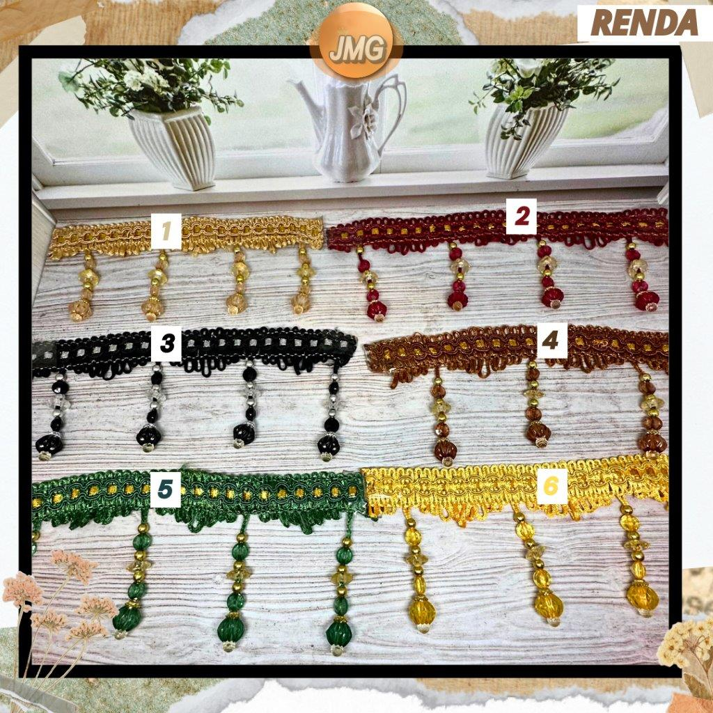 Renda Gorden Crystal/Aksesoris Gorden/Renda Poni Gorden