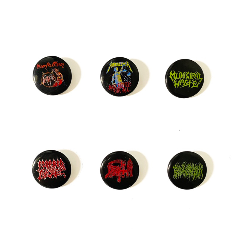 PIN BUTTON BAND METAL