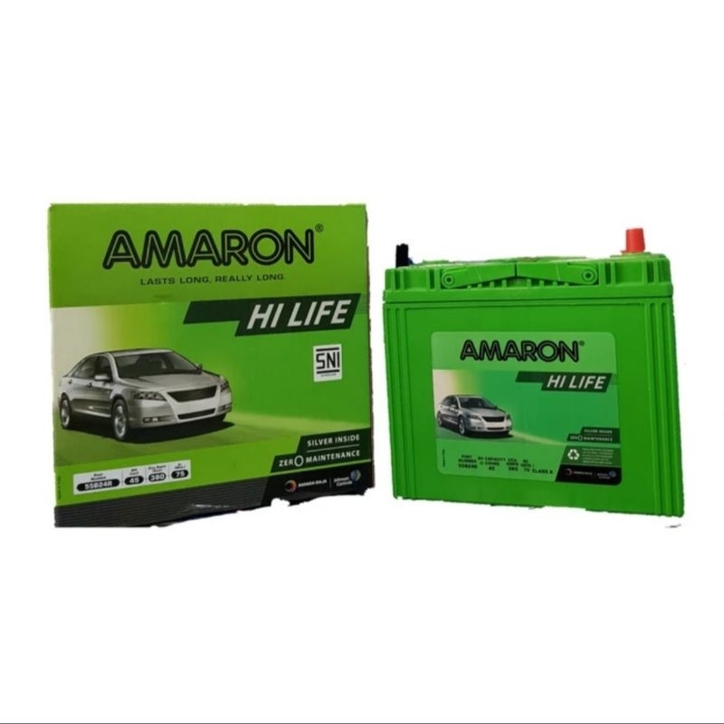 Aki Mobil Amaron 55B24R (45ah) 12kg