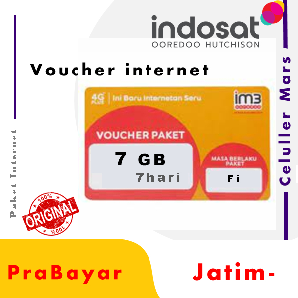 Voucher Indosat 7GB 7Hari , vocher indosat 7GB 7hari Isi Ulang Internet