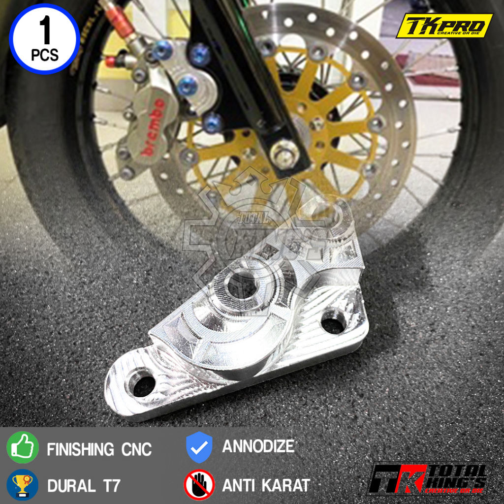 BREKET BRIKET KALIPER BREMBO KTC 4 PISTON RX KING RXKING BUTTOM MUDA