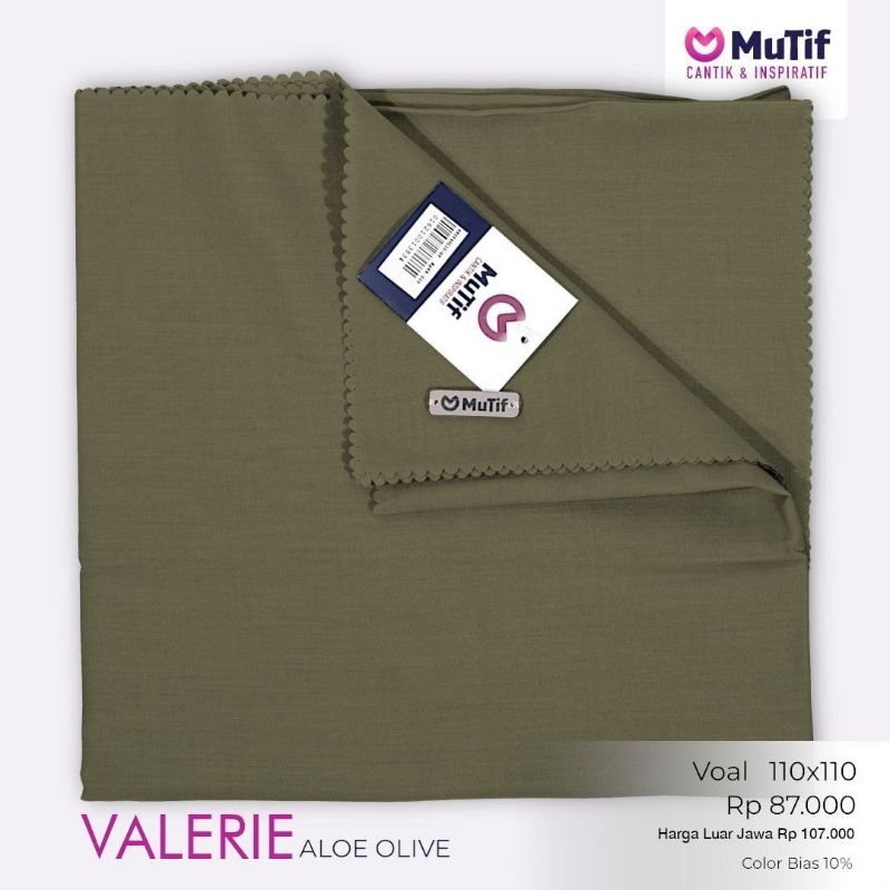 Hijab Mutif Valerie - Aloe Olive