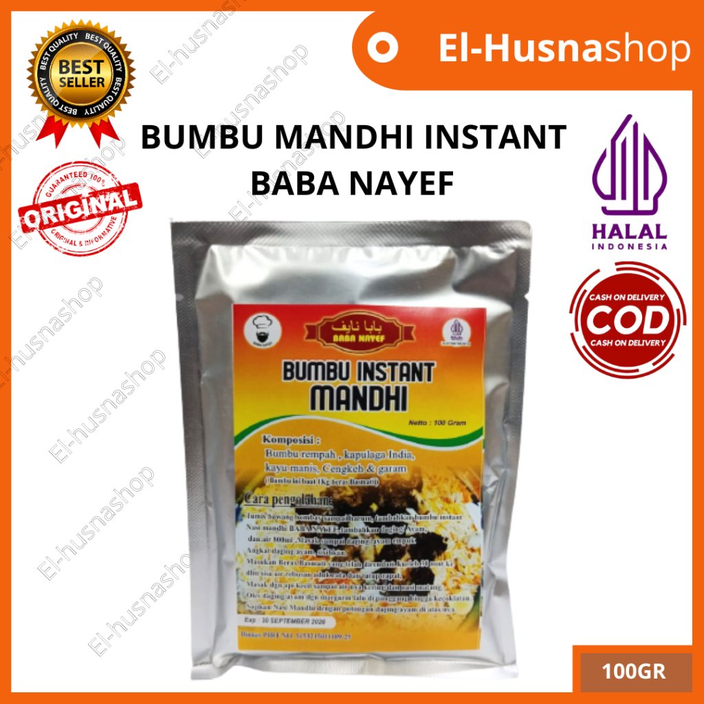 

Bumbu Mandhi Instant 100gr BABA NAYEF Asli Original