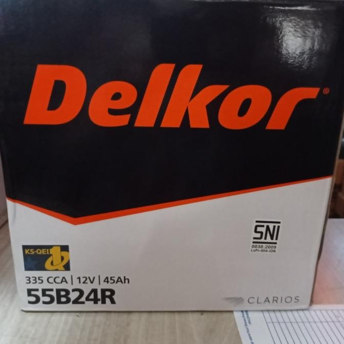 Aki Delkor NS60 Mobil Avanza Rush Corona Taruna Terios Xenia APV Escudo Swift Sidekick 55B24R MF