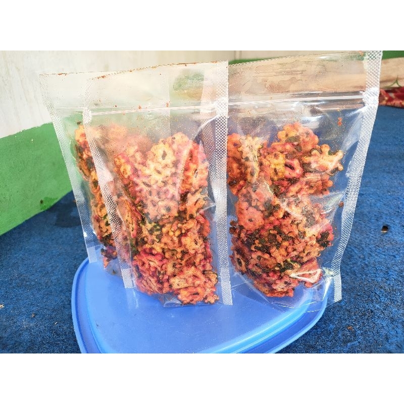 

100 gr seblak kering pedas xtra daun jeruk/seblak kemplang tersanjung