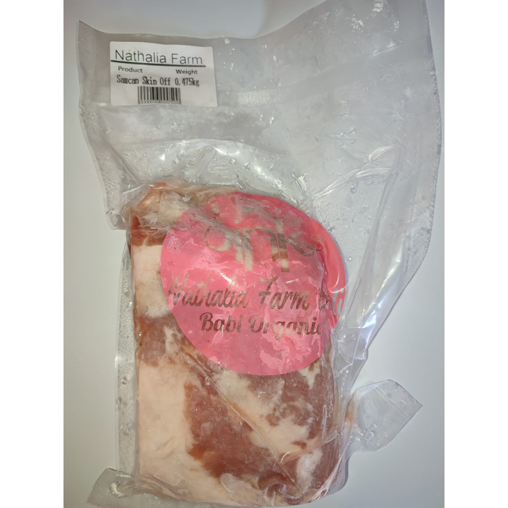 

Samcan Tanpa Kulit / Pork Belly Skin Off - Babi Organik