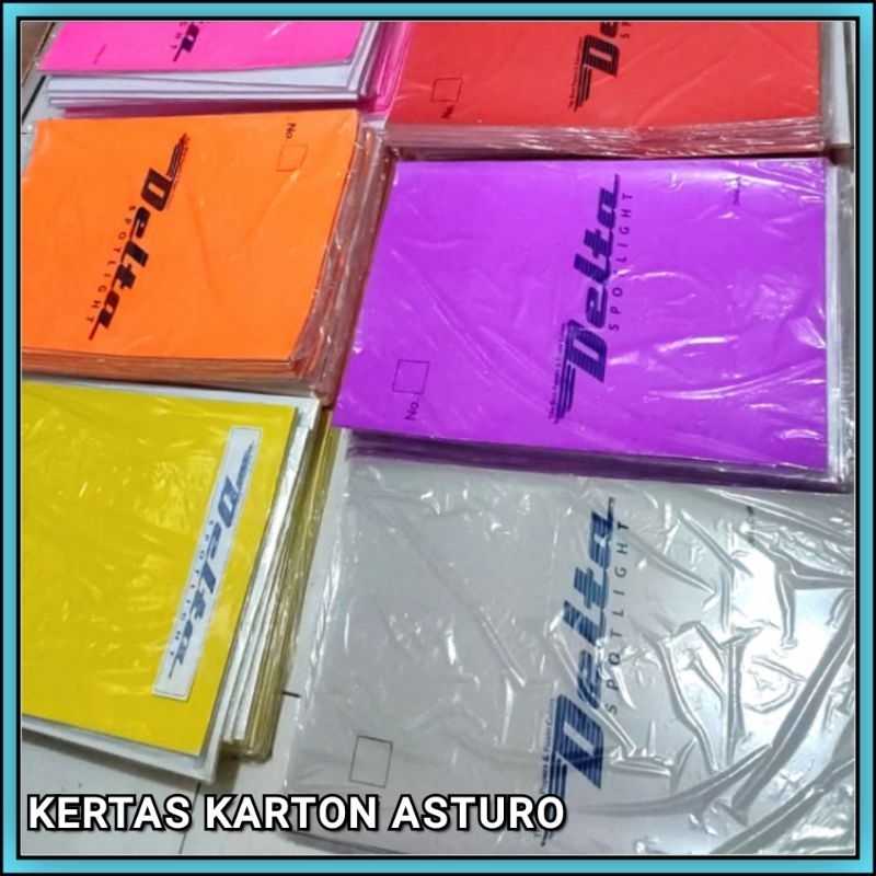 

Kertas Karton Asturo Warna Warni 40 × 60 Cm Isi 10 Lembar