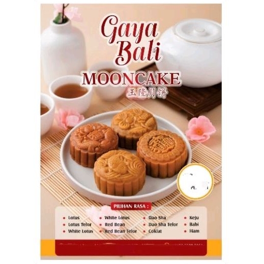 

Moon Cake Gaya Bali ( kulit coklat)