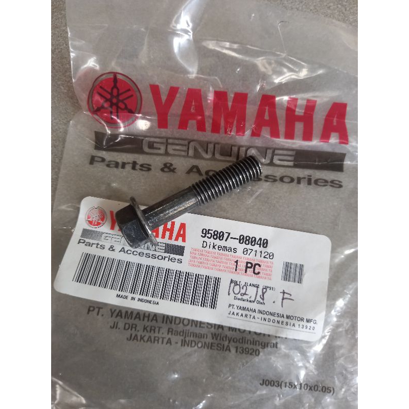 Bolt Flange Baut Dudukan Knalpot Bawah Jupiter Z 110 Burhan Original