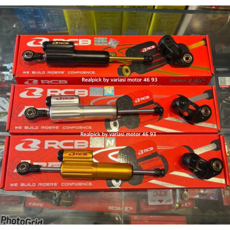 STEERING DAMPER STABILIZER STANG RCB 80mm stabiliser stang rcb 80mm