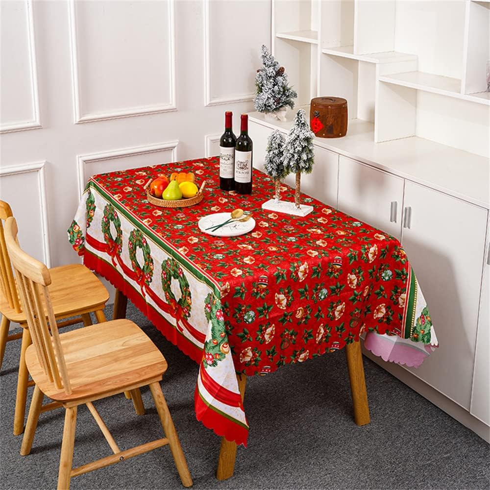 Taplak Meja Natal 120 x 150cmTaplak Meja Motif NatalTaplak Meja TamuDekorasi Natal