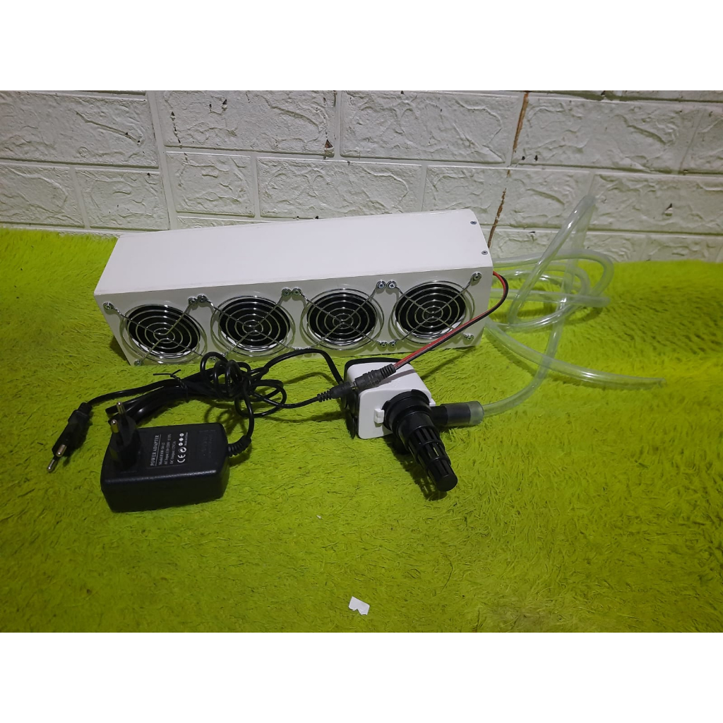 8 fan cooler water radiator mini aquascape aquarium