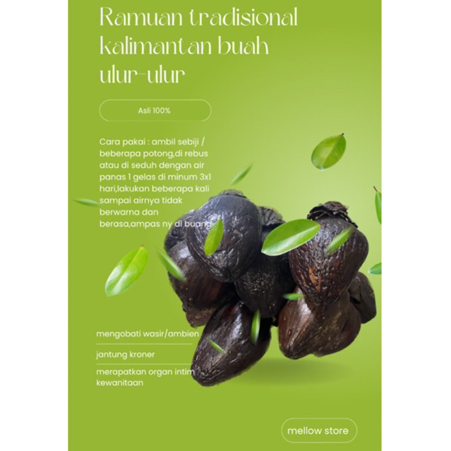 

Ulur ulur ramuan tradisional kalimantan ukuran besar