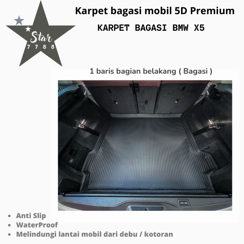 Karpet bagasi mobil 5d BMW X5