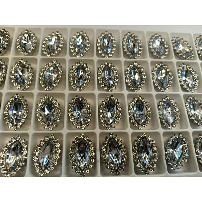 permata cangkang/kristal jahit cangkang/Diamond cangkang kaca bunga sampan/ fancy