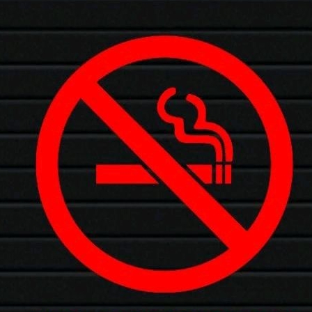 

sticker cutting logo NO SMOKING