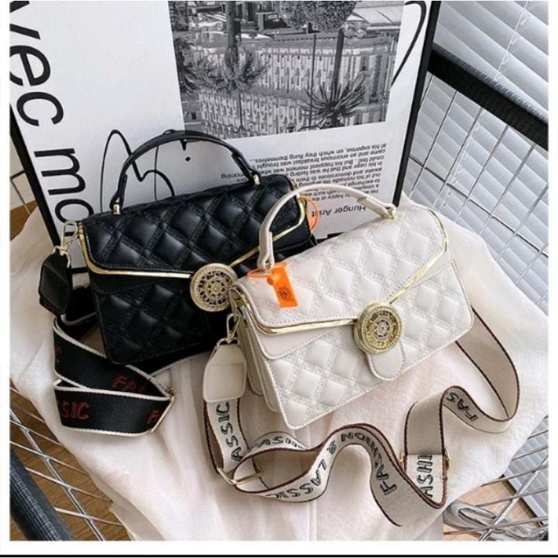 Tas wanita cantik impor bahan PU sintetis kualitas bagus murah