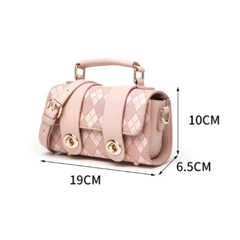 Tas wanita cantik impor bahan kulit PU kualitas bagus murah