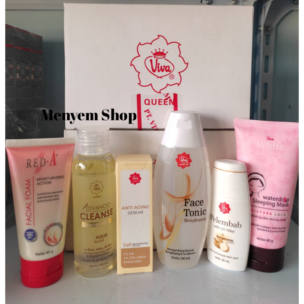 Paket Viva Skincare harian anti aging 6 in 1