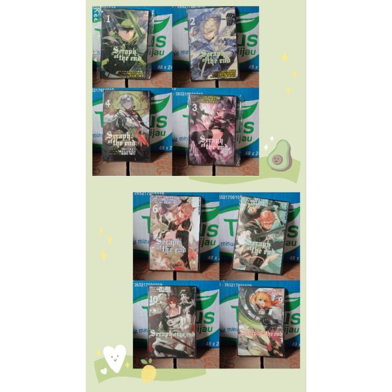 komik seraph of the end 1,2,3,4,6,7,9,10 cabutan / komik seraph of the end vol 1,2,3,4,6,7,9,10 cabu