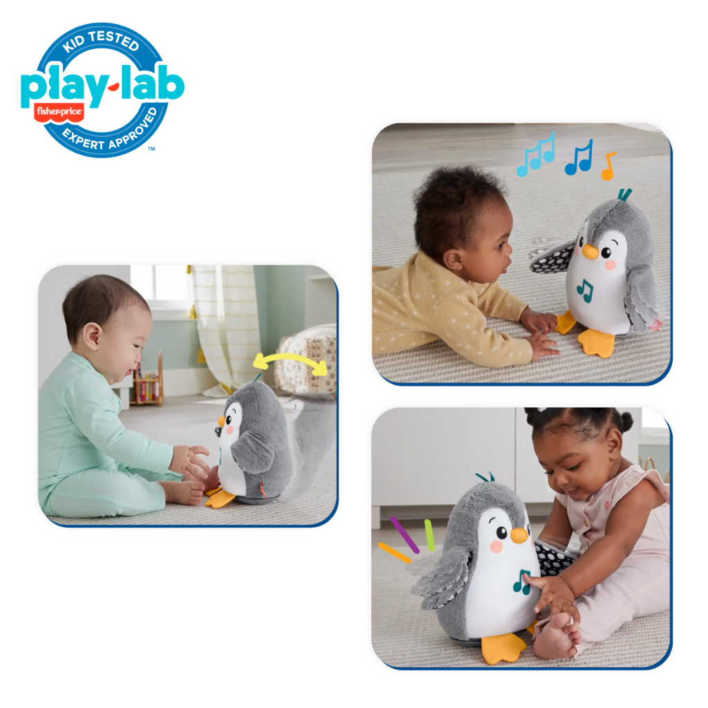 Fisher-Price Flap &amp; Wobble Penguin - Mainan Edukasi Anak Balita