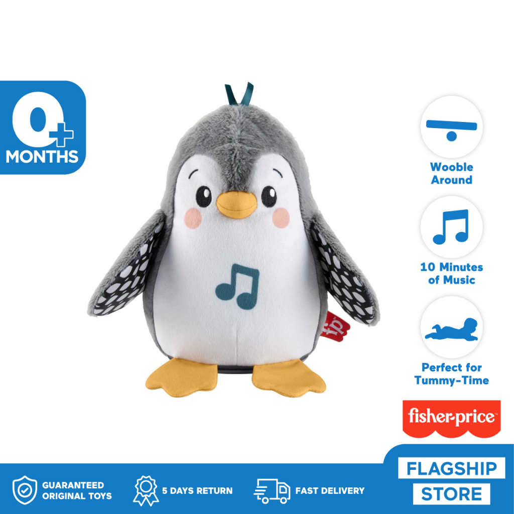 Fisher-Price Flap &amp; Wobble Penguin - Mainan Edukasi Anak Balita